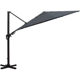 Charles Bentley Grey Premium Cantilever Parasol 3.5m - thumbnail 4