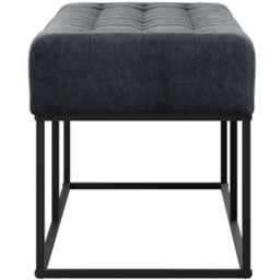 Boden 2 Seater Steel Grey Dining Bench - thumbnail 4