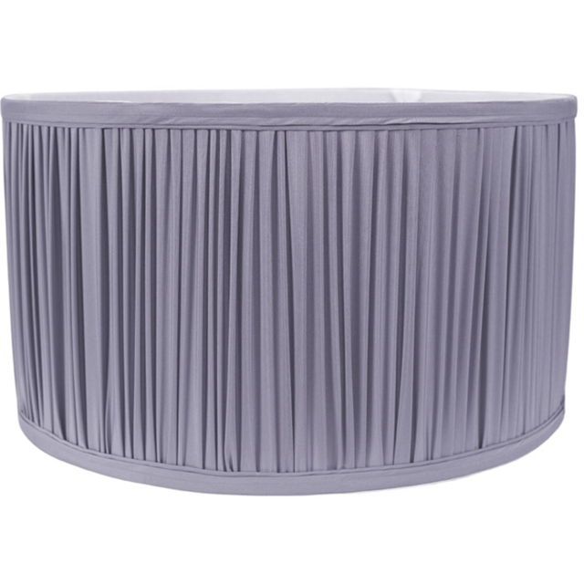 ValueLights Jess Powder Blue Ruched Pleated Drum Lamp Shade Small - image 1