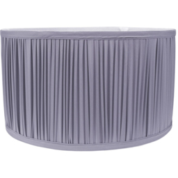 ValueLights Jess Powder Blue Ruched Pleated Drum Lamp Shade Small