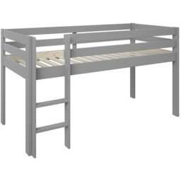 Noomi Midi Grey Single Continental Mid Sleeper Frame - thumbnail 2