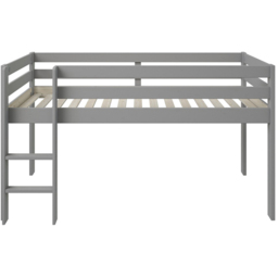Noomi Midi Grey Single Continental Mid Sleeper Frame - thumbnail 3