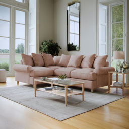 Clara Faro 14 Pink 3 Seater Right Hand Corner Agmamito Sofa - thumbnail 3