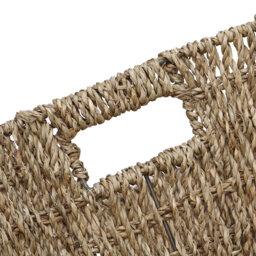 JVL 14L Seagrass Rectangular Storage Basket - thumbnail 4