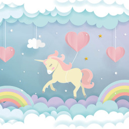 Origin Murals Unicorn Dream Multicolour Wall Mural - thumbnail 2