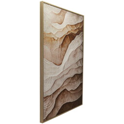 Canyon Texture Framed Wall Art Neutral - thumbnail 2