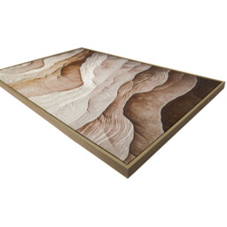 Canyon Texture Framed Wall Art Neutral - thumbnail 3
