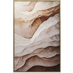 Canyon Texture Framed Wall Art Neutral - thumbnail 1
