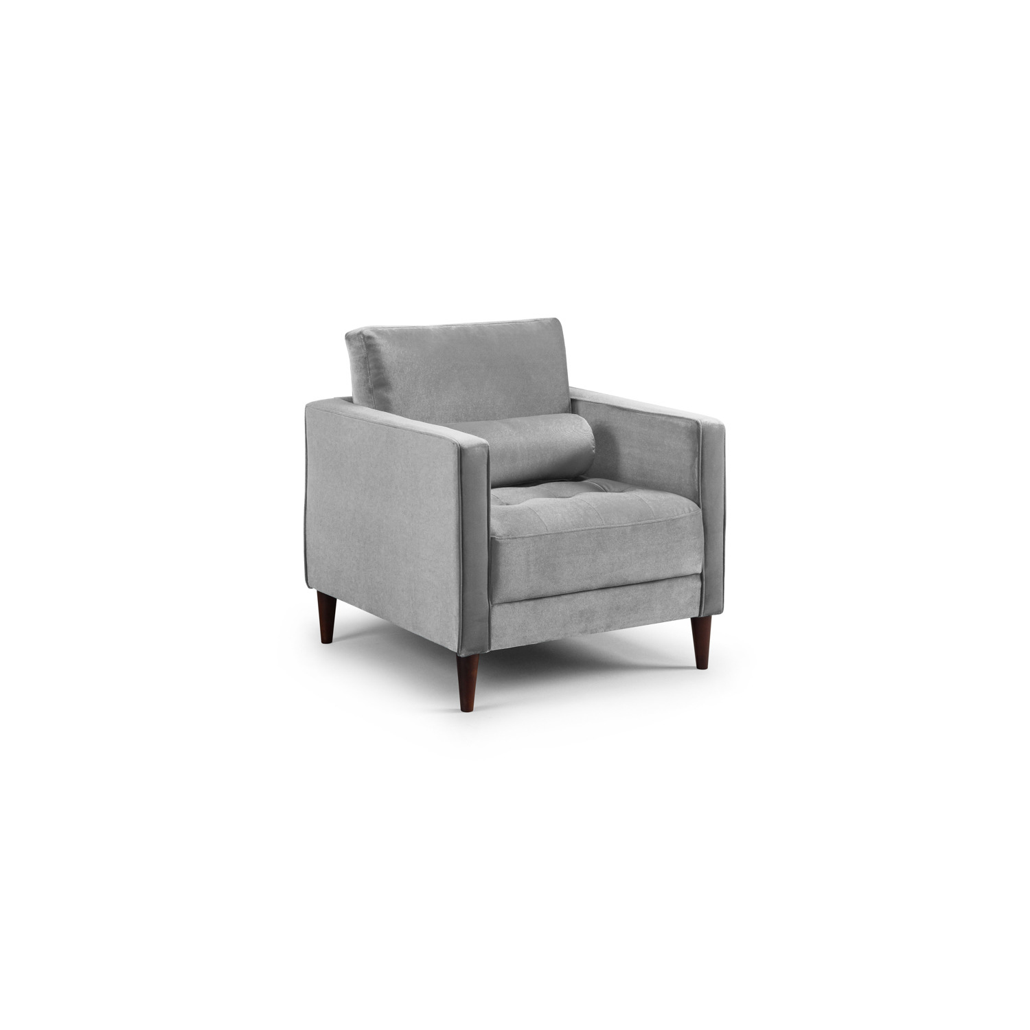 Harper Sofa Plush Grey Armchair - image 1