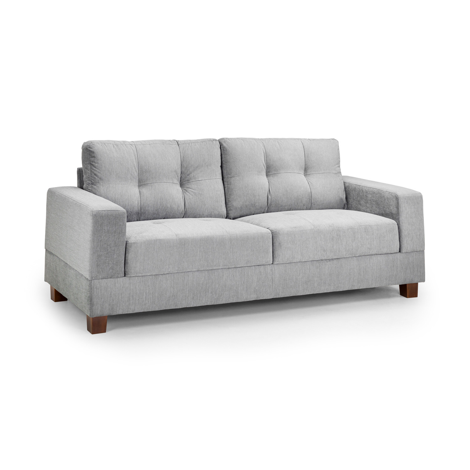 Jerry Sofa Grey Fabric 3 Seater - image 1