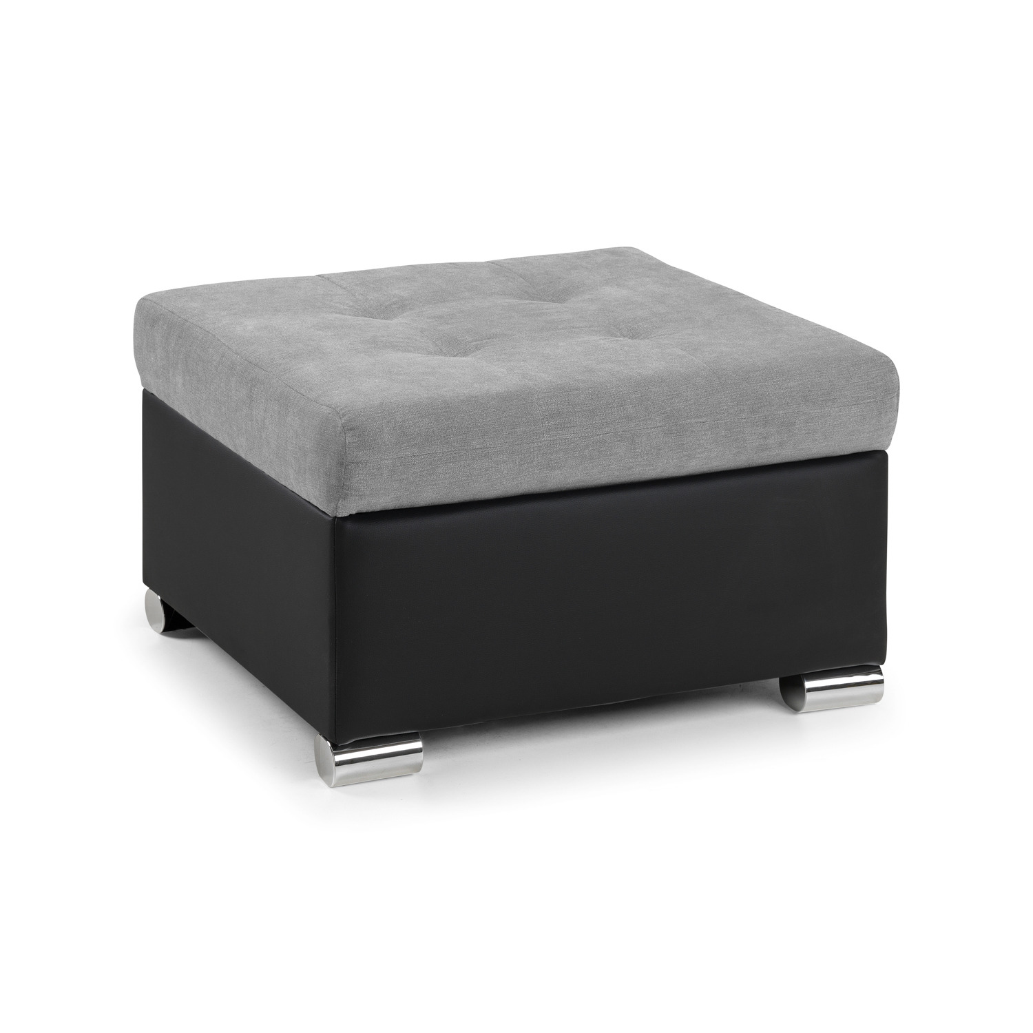Malvi Sofabed Black/Grey Footstool - image 1