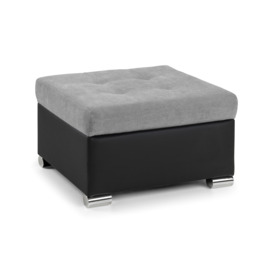 Malvi Sofabed Black/Grey Footstool