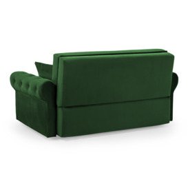 Rosalind Sofabed Plush Green 2 Seater - thumbnail 2