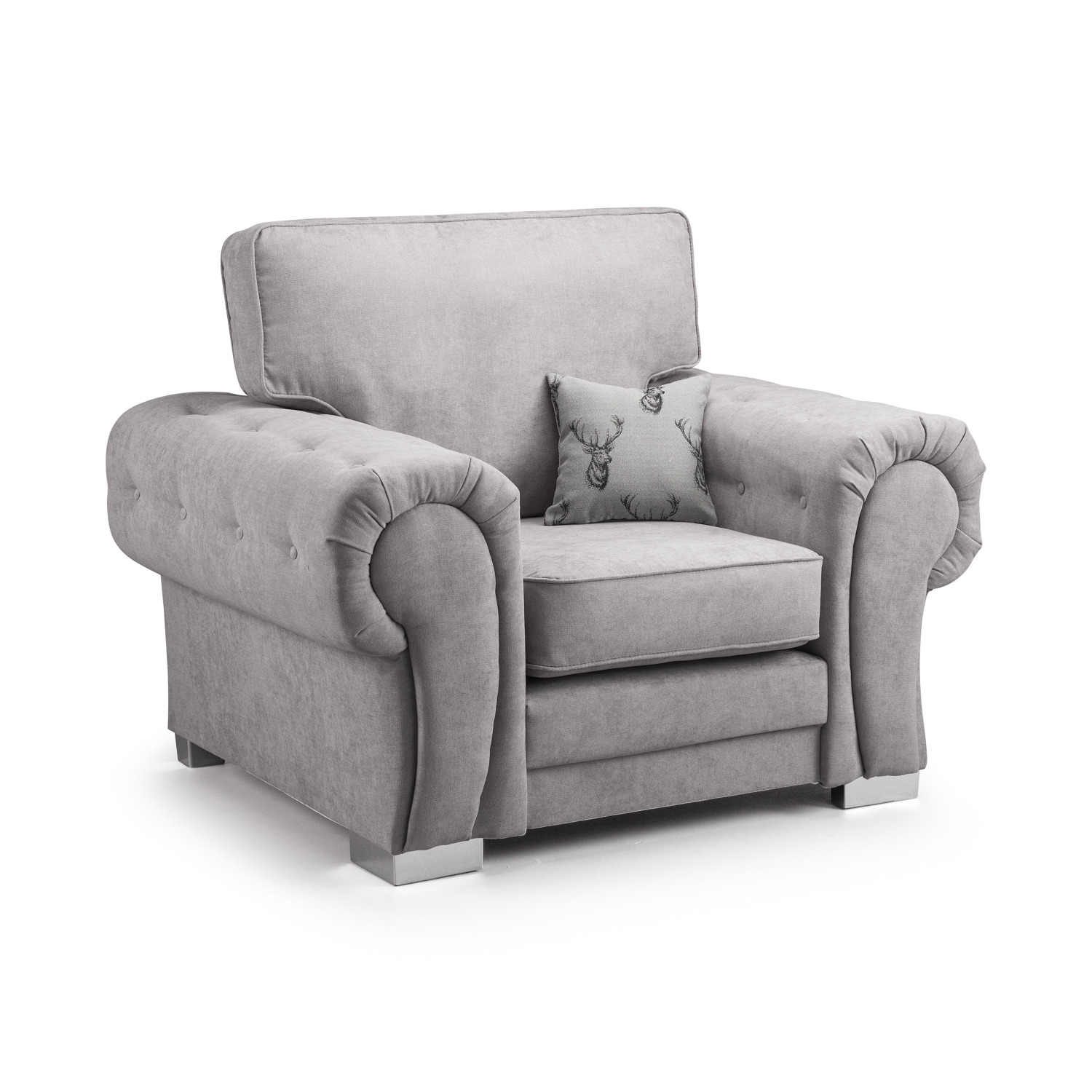 Verona Fullback Sofa Grey Armchair - image 1