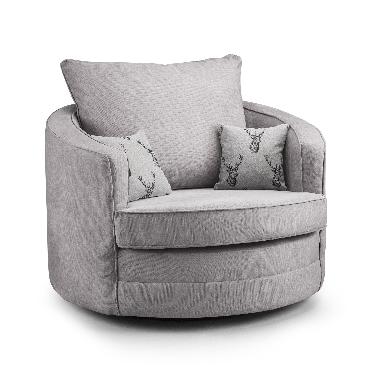 Verona Scatterback Sofa Grey Swivel Chair - image 1