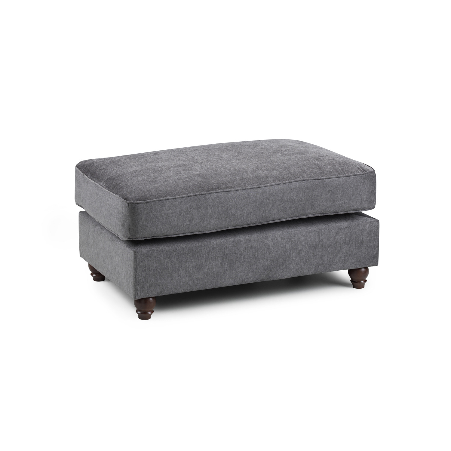 Windsor Fullback Sofa Grey Footstool - image 1