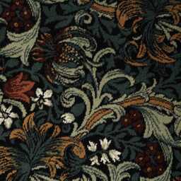 GOLDEN LILY Carpet - Midnight
