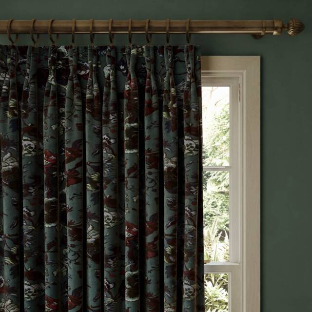 MAJORELLE Velvet Curtain - Petrol