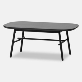 Dark wood coffee table - Japandi coffee table - NALA by housecosy - thumbnail 3
