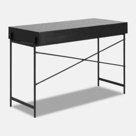 Black desk - modern black desk with drawers - DEXTER by housecosy - thumbnail 3