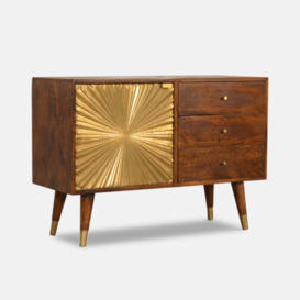 Gold sideboard - gold sideboard cabinet - INCA by housecosy - thumbnail 3
