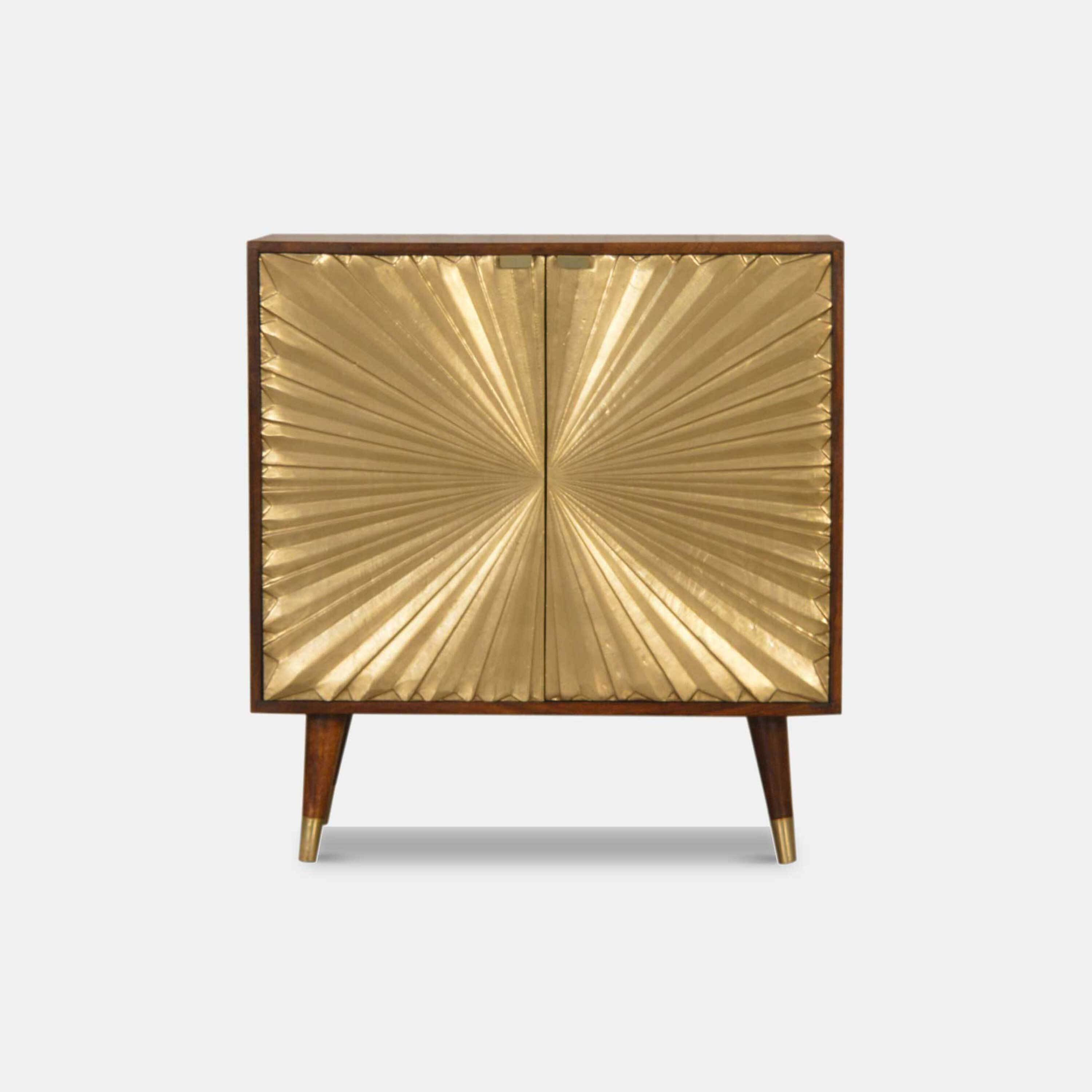 Gold sideboard - gold sideboard cabinet - INCA by housecosy