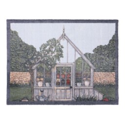 Aura Green House Washable Doormat - thumbnail 1