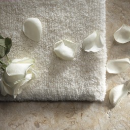 Bamboo Plain Cream Bathmat - thumbnail 3