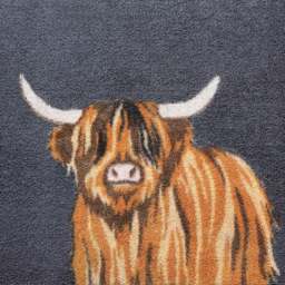 Highland Cow 1 Washable Doormat - thumbnail 3