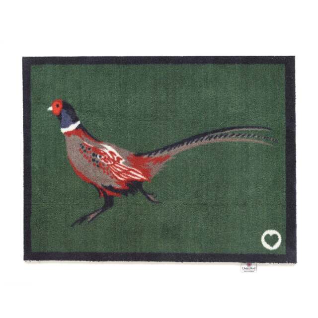 Pheasant Green 2 Washable Doormat - image 1