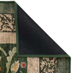 Country Paisley Green Eco-Washable Rug - thumbnail 5