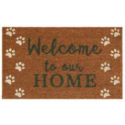 Welcome Paws Coir Doormat - thumbnail 1