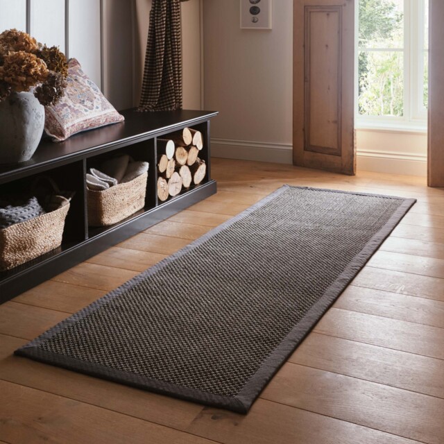 Sisal Grey with Dark Grey Border Runner - image 1