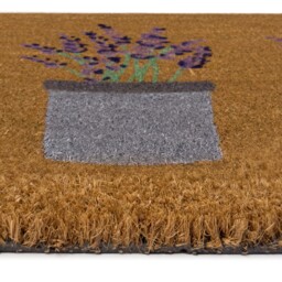Printed Coir Lavender Doormat - thumbnail 3