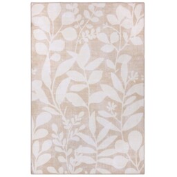 Eden Leaves Natural Eco-Washable Rug