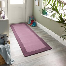 Borders Wool Runner Mauve