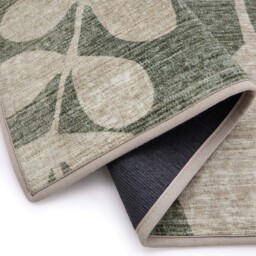 Eden Leaves Green Eco-Washable Rug - thumbnail 5
