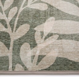 Eden Leaves Green Eco-Washable Rug - thumbnail 4