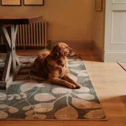 Eden Leaves Green Eco-Washable Rug - thumbnail 3