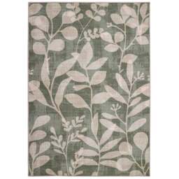 Eden Leaves Green Eco-Washable Rug - thumbnail 2