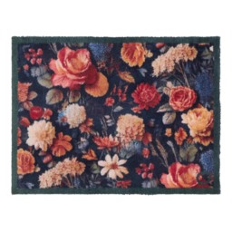 Midnight Blooms Washable Doormat - thumbnail 2