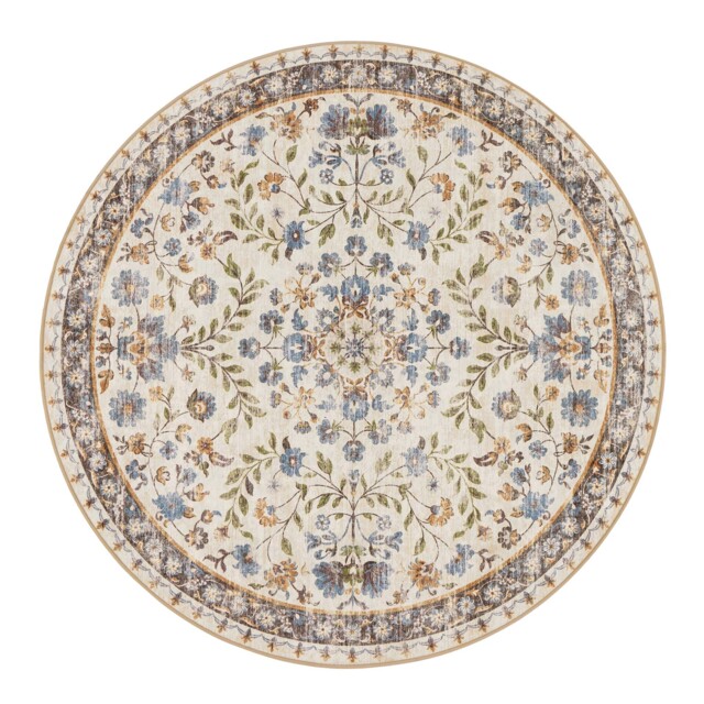 The Cottage Garden Eco-Washable Circle Rug - image 1