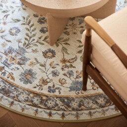 The Cottage Garden Eco-Washable Circle Rug - thumbnail 4