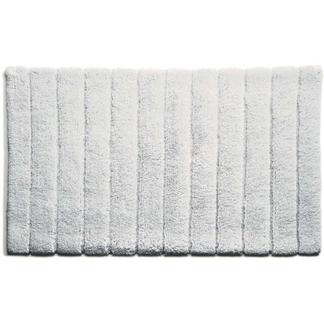 Bamboo Stripe White Bathmat - image 1
