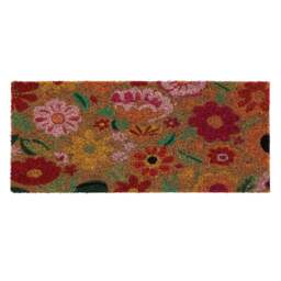 Coir Insert Bright Blooms Doormat - thumbnail 1