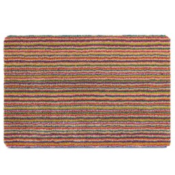 Candy Bright Stripe Washable Doormat