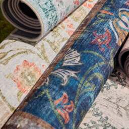 Midnight Paisley Eco-Washable Runner - thumbnail 4