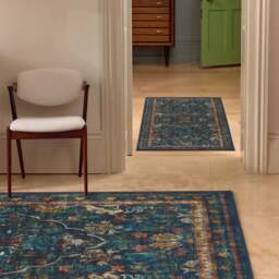 Midnight Paisley Eco-Washable Runner - thumbnail 3