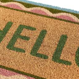 Hello Scallop Coir Doormat - thumbnail 4
