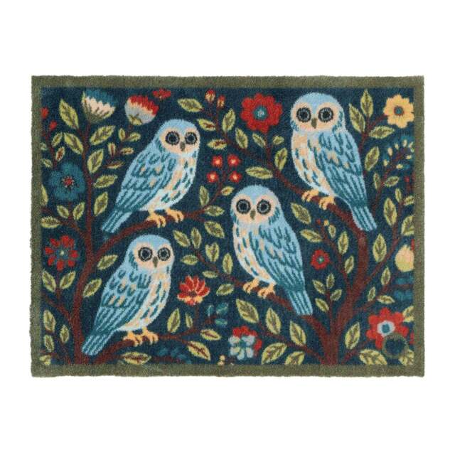 Alison's Owl Washable Doormat - image 1